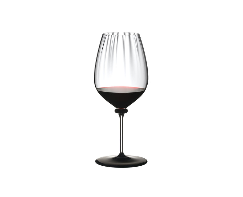 Riedel 4884/0 N Fatto A Mano Performance Cabernet Wine Glass, 29 oz, Black Base