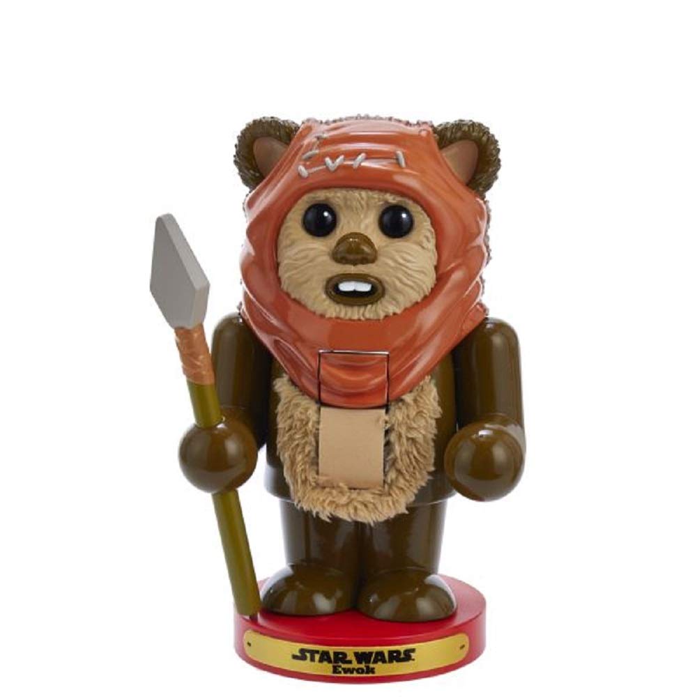 Kurt Adler Kurt S. Adler 7.5-Inch Star Wars Ewok Nutcracker, Multi