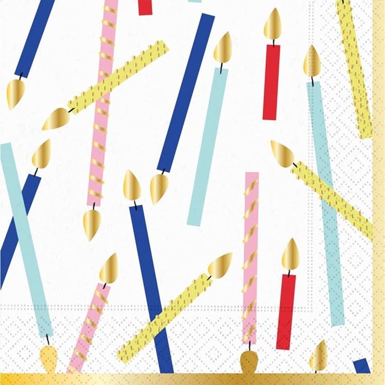 DESIGN DESIGN Fanfare Luncheon Napkin, Party Supplies