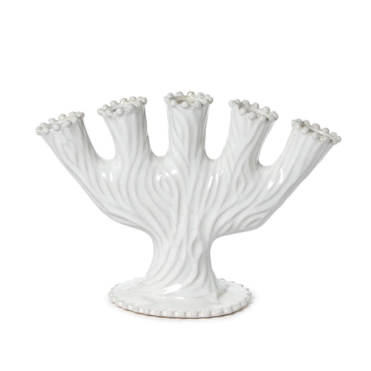 Two's Company Vase, White