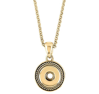 Ginger Snaps Necklace, 21 inches, gold