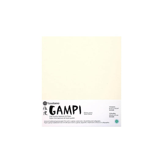 Yasutomo Art Media Paper, 9.5" x 10.75", Yellow
