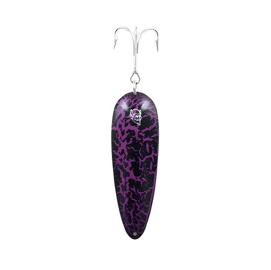 Dardevle Purple with Black Crackle, 3/4 Ounce, 2 7/8-inch Height