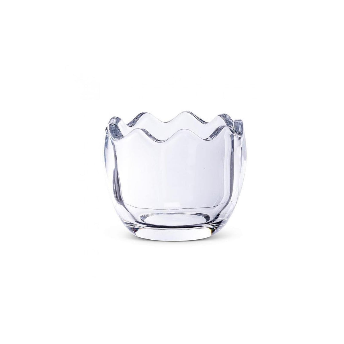 Abbott Collection Candle Holder, Cracked Egg Sm Dish/Tealite-3.25"w