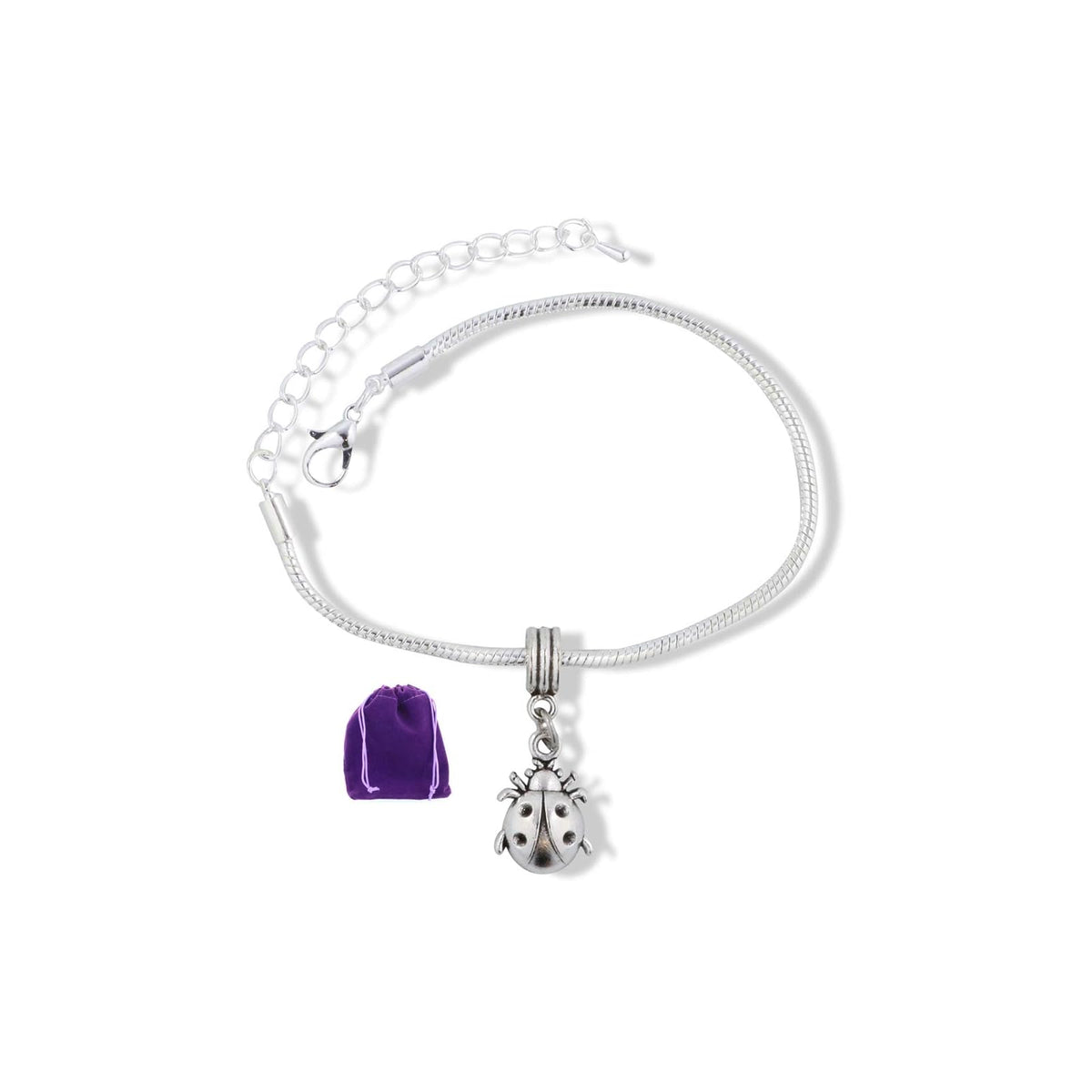 Dave The Bunny Bracelet, Medium, purple
