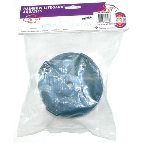Lifegard Aquatics 3 inch Cap w/ NPT Hole for AF-94
