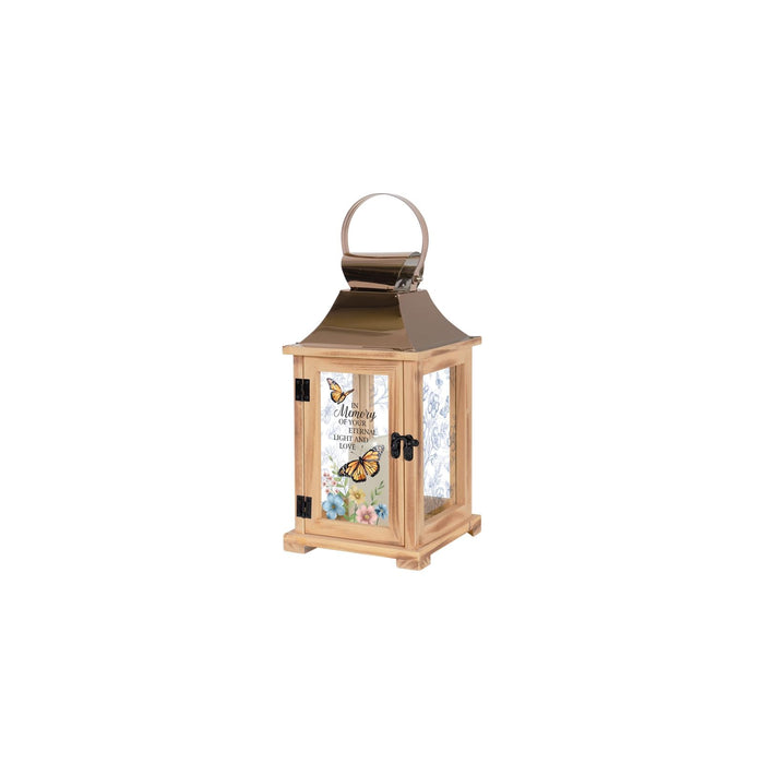 Carson Electric Lantern, 13.5" H, Brown