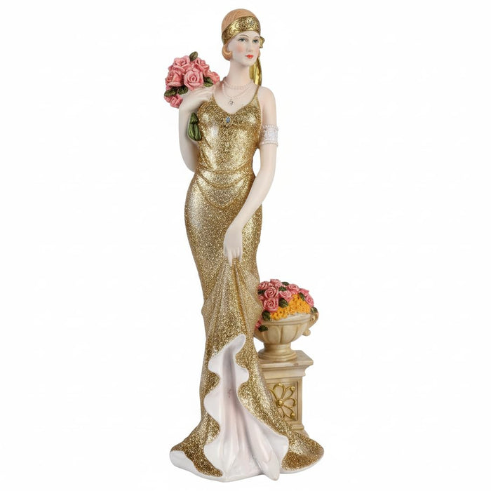Comfy Hour 13 Inch Victorian Lady Figurine, Glamorous Elegance Decor