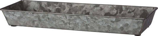 Primitives by Kathy 39710 Rectangular Trays, Set of Two, Galvanized
