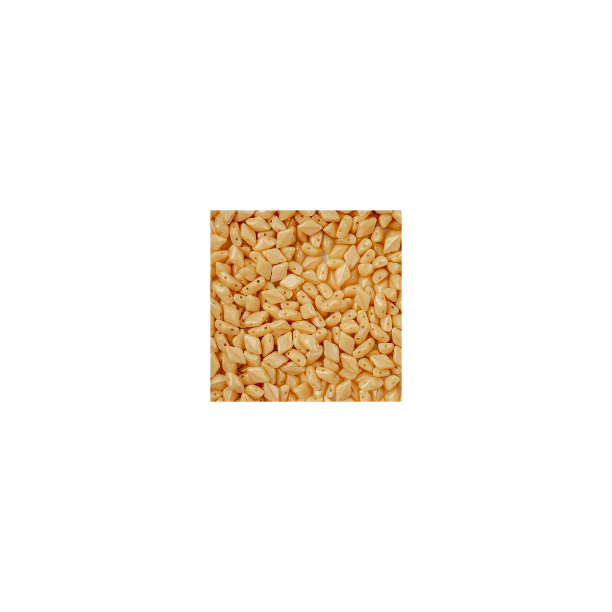 John Bead Craft Bead, Opaque Ivory