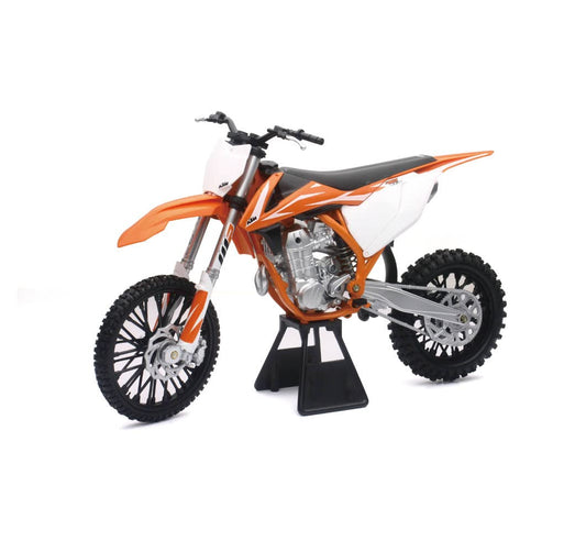 New Ray Toys 959-0123 Replica 1:6 Race Bike 17 Ktm 450Sx-F Orange
