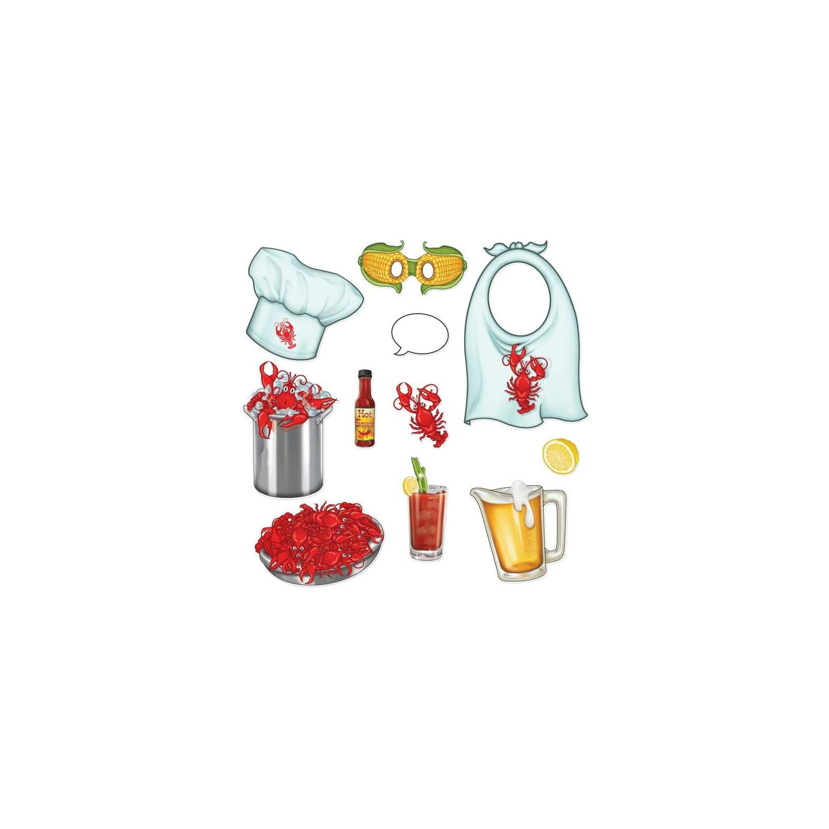 Beistle Decorative Cutout, 3"-16", Multi Color