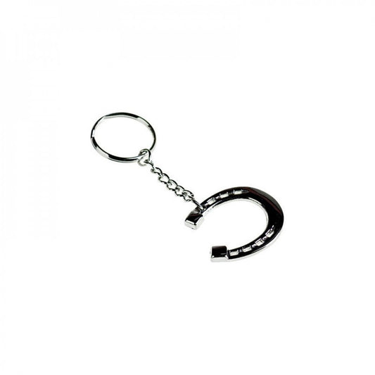 HORZE Key Ring - Horseshoe - Silver - One Size