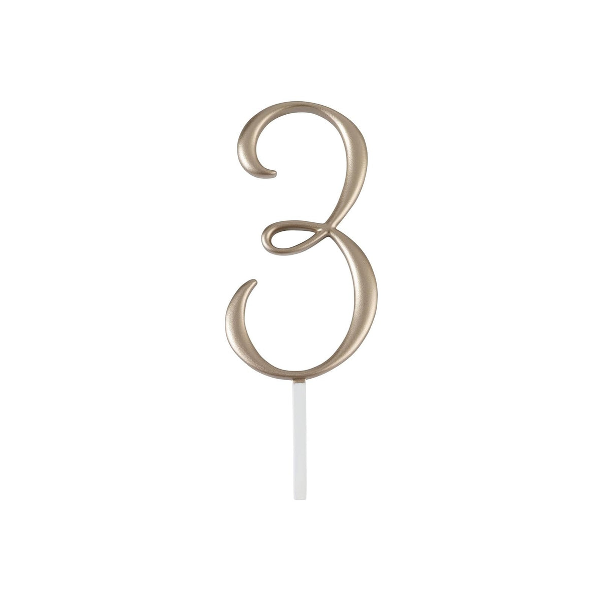 Lillian Rose Cake Topper, 3.5", Gold