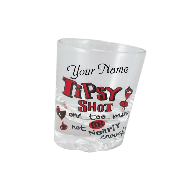 Lipco Tipsy Shot Glass, Glass, 1 Oz, Glassware and Drinkware