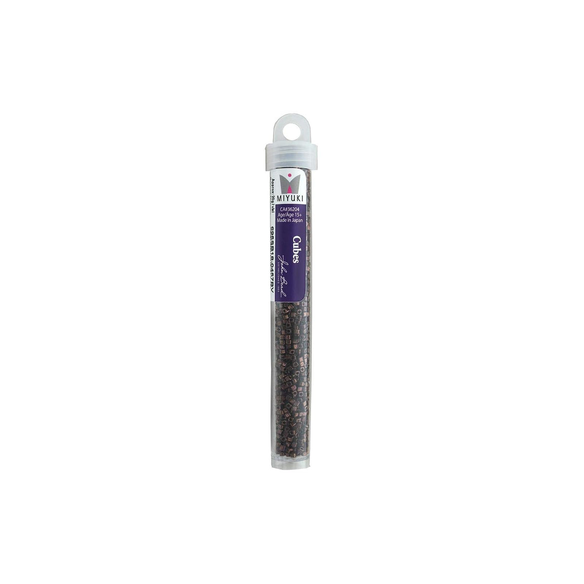 John Bead Craft Bead, Size: 1.8mm, Bronze Metallic