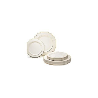 Designstyles Dishware Plate, one size, Ivory