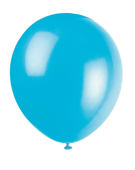 Unique Industries 12" Latex Teal Balloons, 10ct