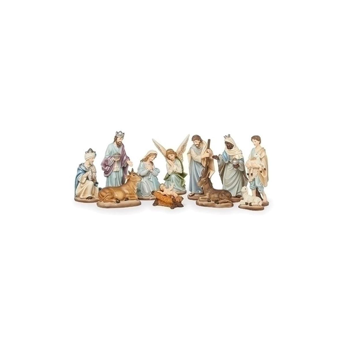 Roman Figurine, 6 inches, Blue