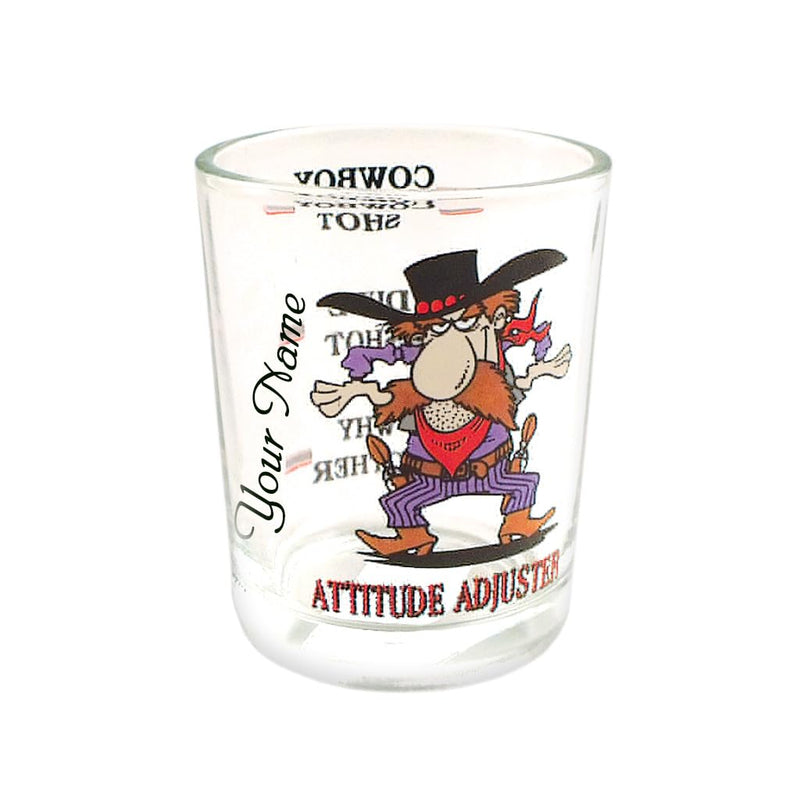 Lipco Attitude Adjuster Shot Glass, Glass, 1 Oz, Glassware and Drinkware