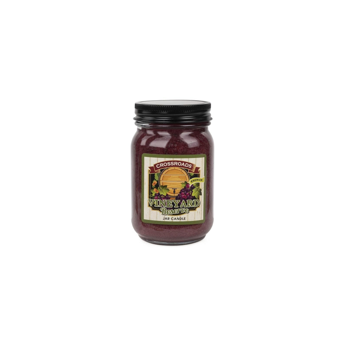 CROSSROADS ORIGINAL DESIGNS Candle, Pint, Red