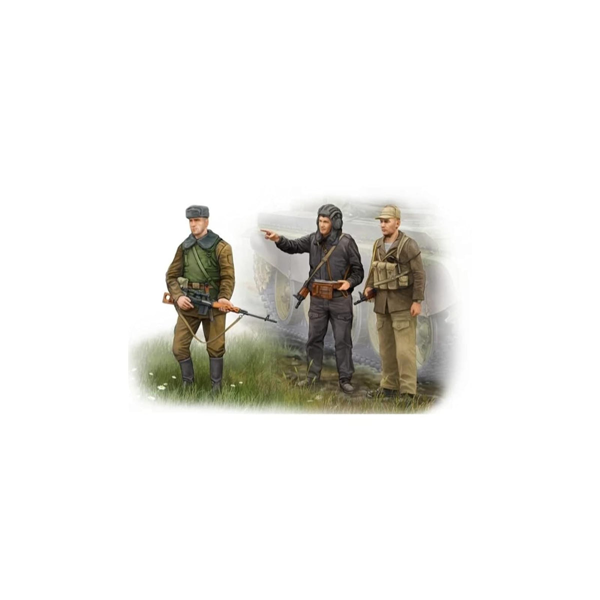 Trumpeter Figurine, Various