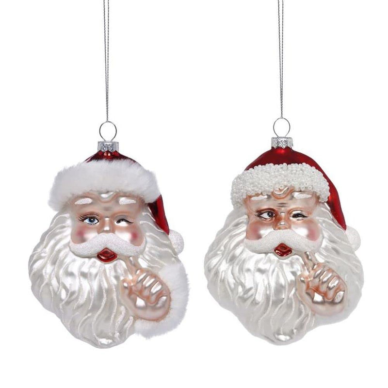 Mark Roberts 2022 Naughty and Nice Santa, Assortment of 2-5 Inches: Festive Christmas Ornaments for Holiday Home Decor