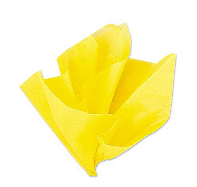 Yellow Tissue Sheets - (10 Ct) - Perfect for Gift Wrapping, Crafts &amp; Decorative Needs