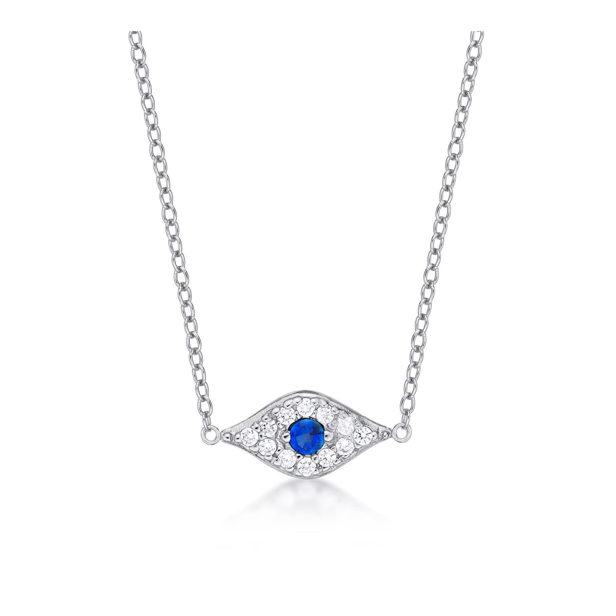 Diamond Treats Necklace, Silver, adjustable