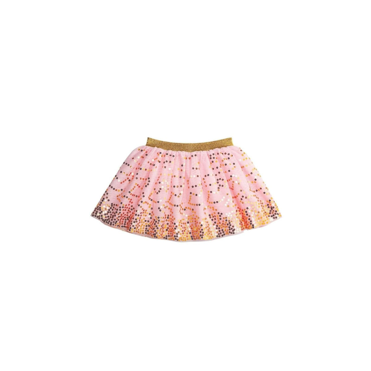 Mud Pie Skirt, Pink, Kids Gold Sequin Tutu