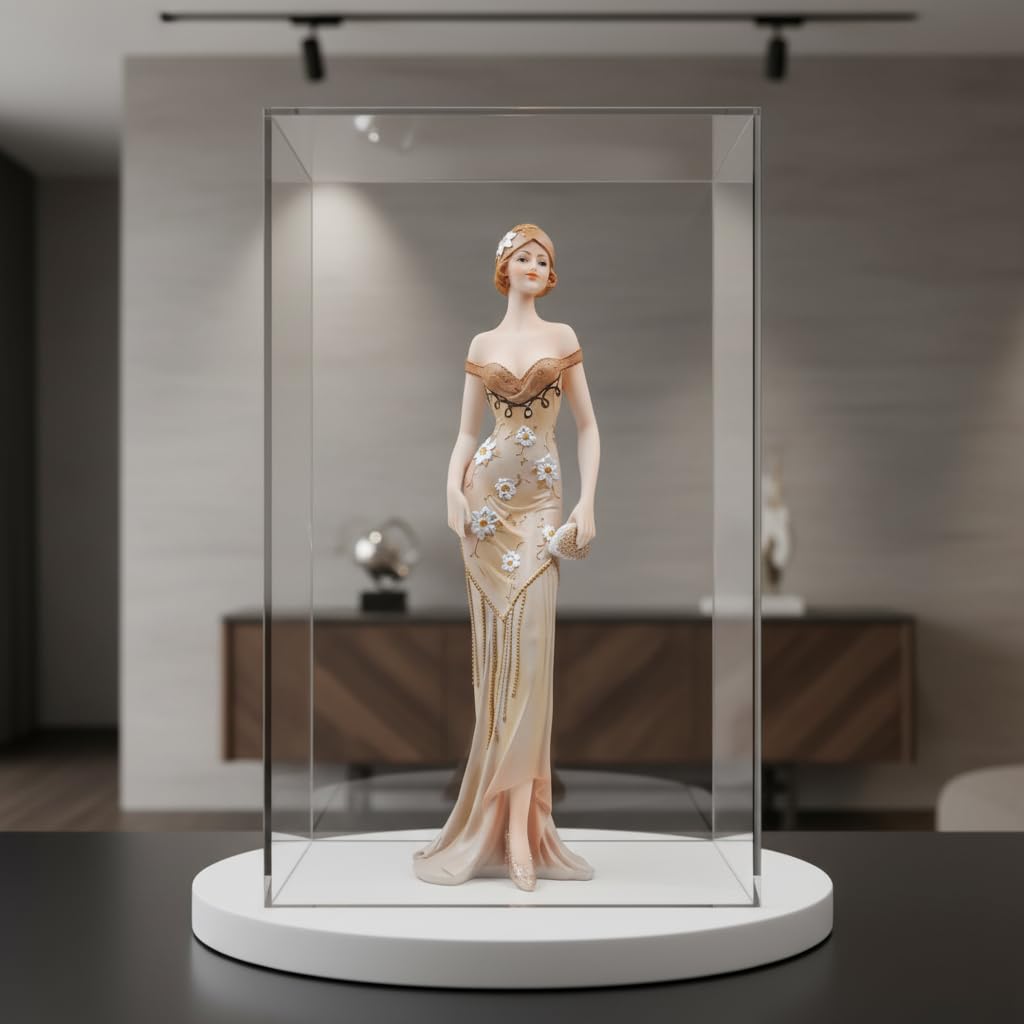 Comfy Hour Figurine, 13 Inch, Champagne, White