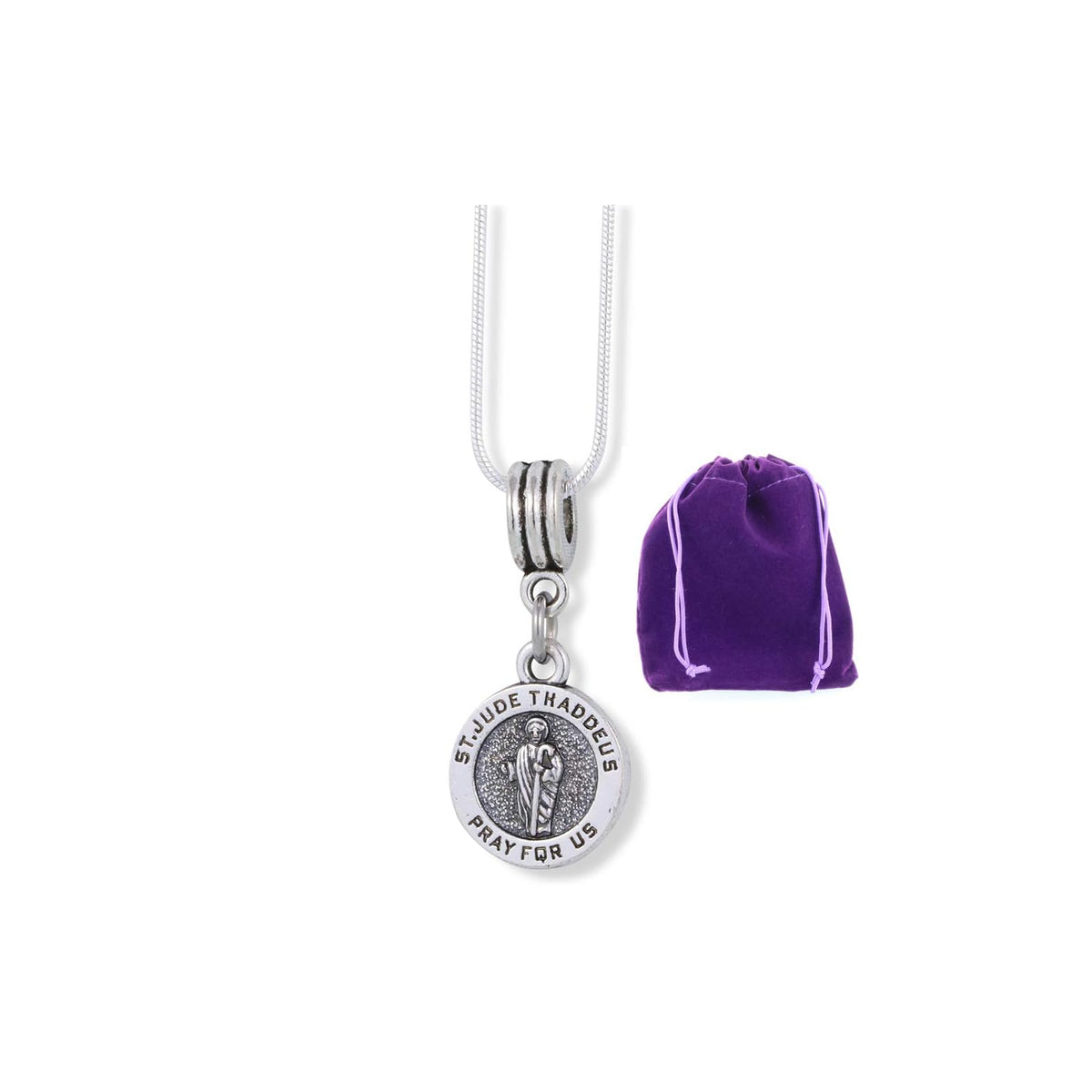 Dave The Bunny Necklace, Silver, Alloy