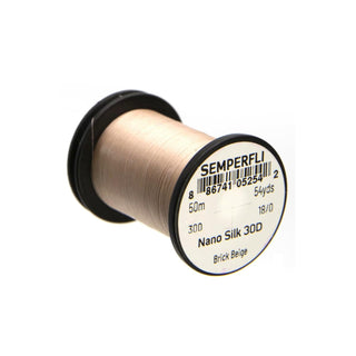 Semperfli Fishing Line, 30D '18/0, Brick Beige