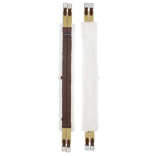 Equinavia Saga All Purpose Everyday Fleece Girth - Brown - 48 in