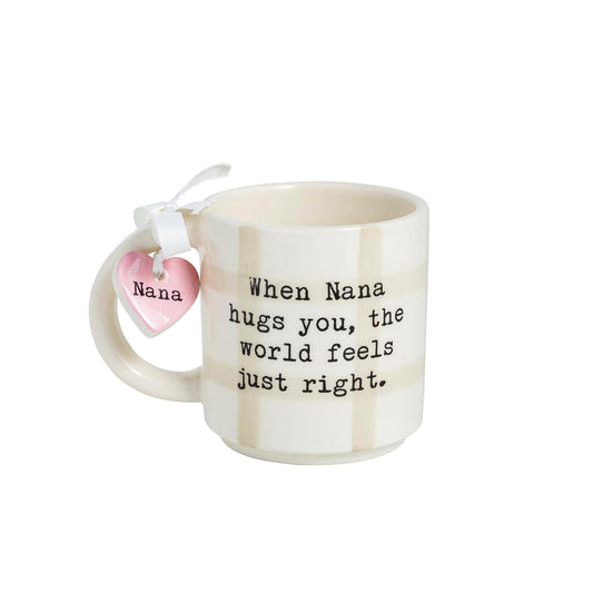 Mud Pie Drinking Cup, 14 Ounces, Gray