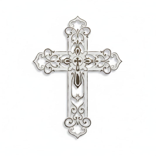 Comfy Hour Wall Art, 2"L x 10.2"W, Antique White