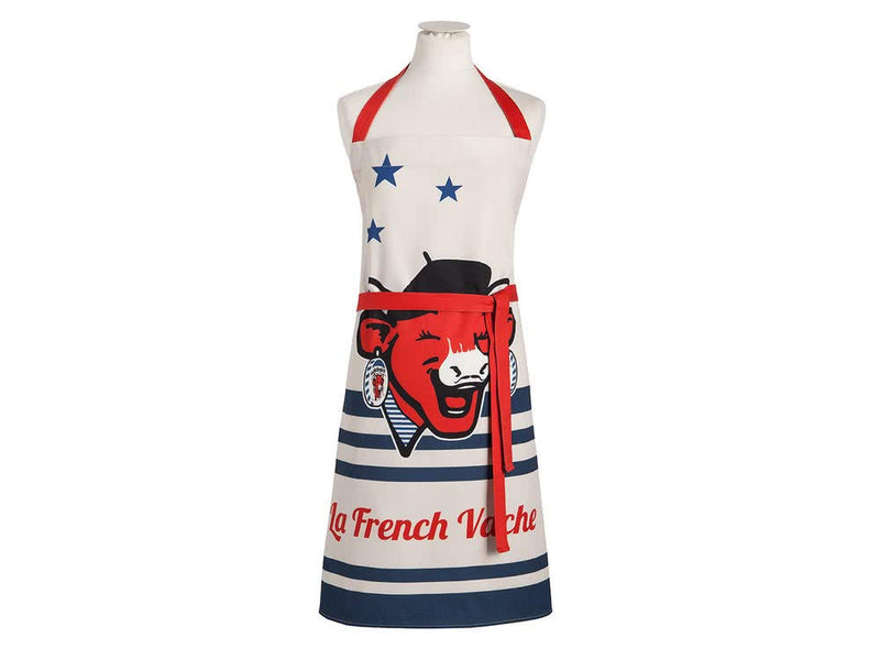 Coucke 3152195097819 Apron Ride French Cow, Cotton, Multicolor, 85 x 76 cm