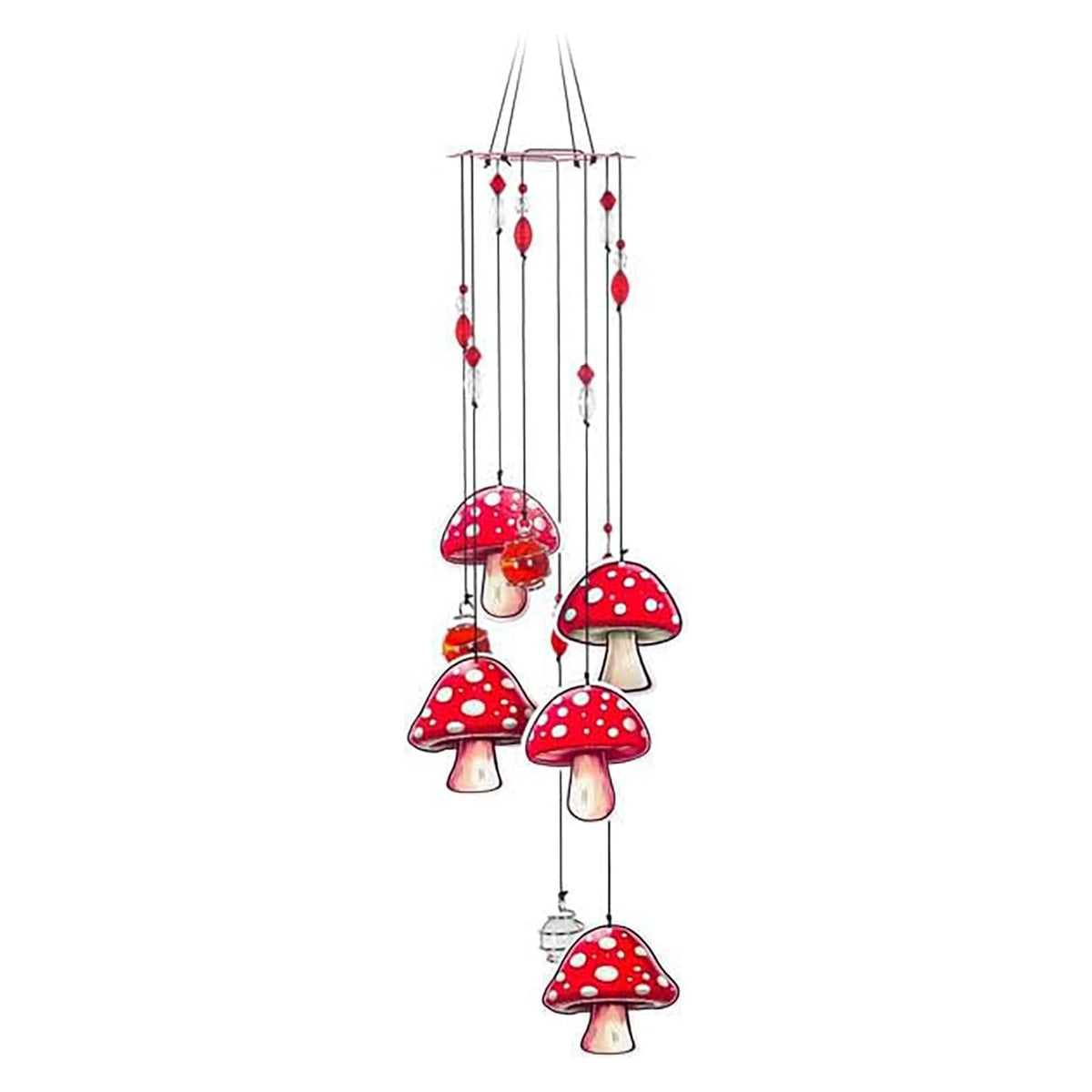 Spoontiques Wind Chime, One Size, Mushrooms