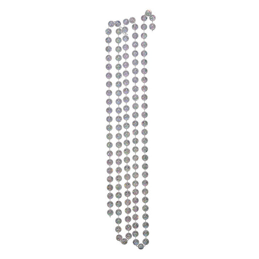 Kurt Adler Clear Iridescent Bead Garland #H9230IRR