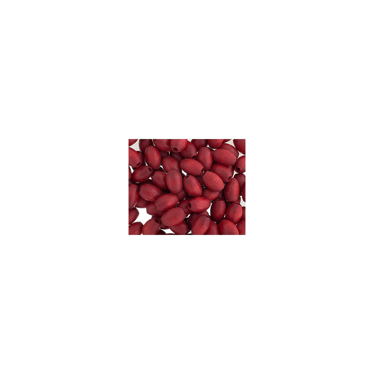 John Bead Craft Bead, 6x9mm, Red