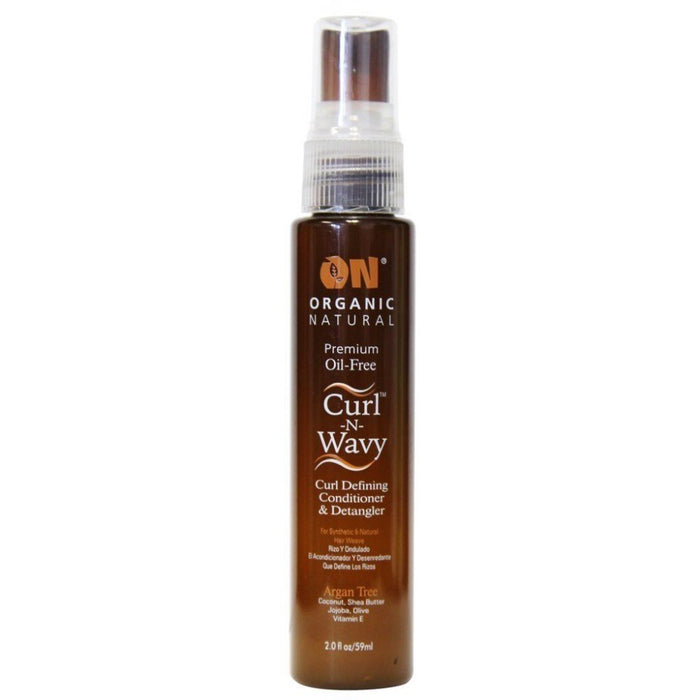 R&R Corp. On Organic Natural Curl-N-Wavy Curl Defining Conditioner & Detangler Argan Tree 2 oz