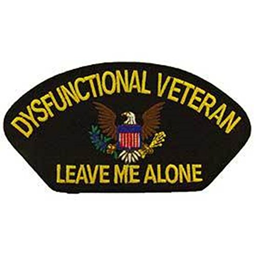 EagleEmblems PM1443 Patch-Fun,Dysfunctional Veteran (3x5.25'')