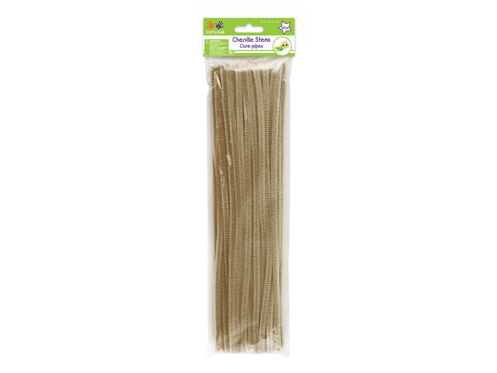 Krafty Kids Wire, 1/4" x 12" X 40 PIECE, Beige