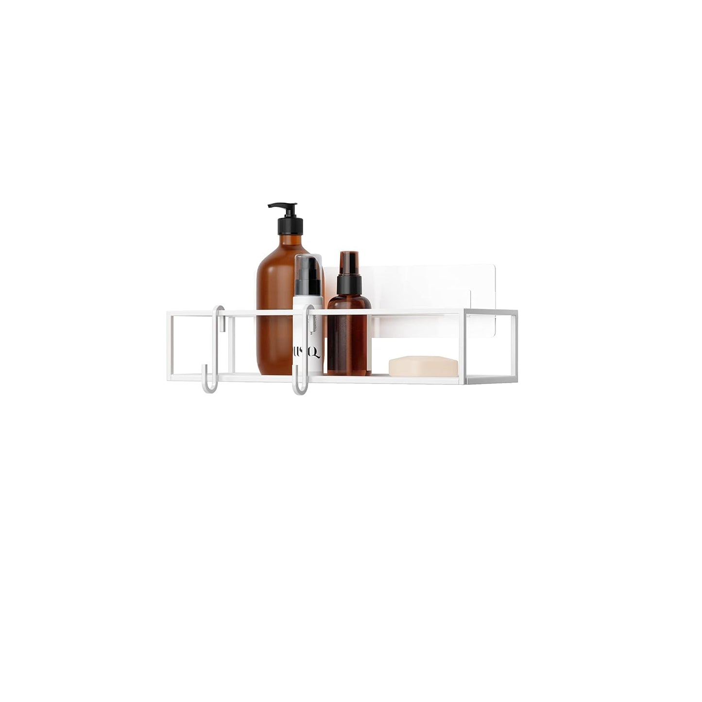 Umbra Cubiko Shower Bins, No Drilling Required, Set of 2