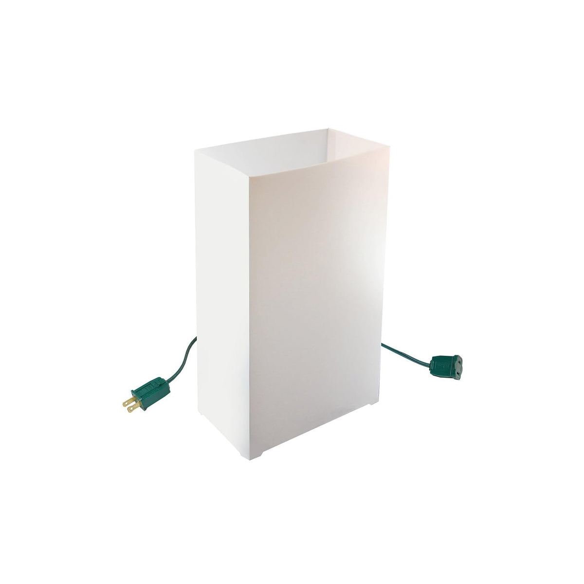 Lumabase Outdoor Living, 10.5"H x 6"L x 3.5"W, White