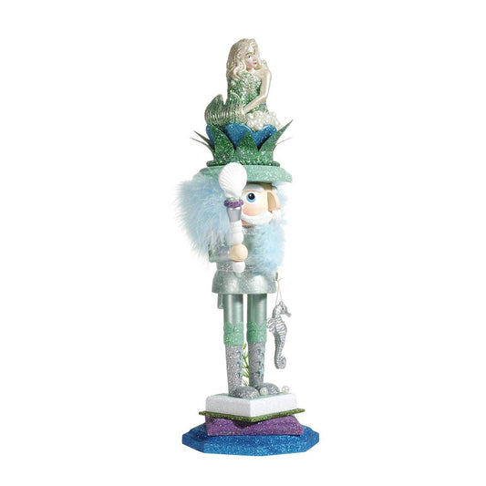 Kurt Adler 17.5-inch Hollywood Mermaid King Nutcracker