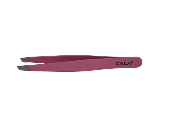 Cala Pro pink slanted tweezers
