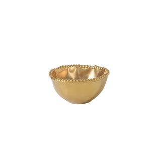 Pampa Bay Dishware Bowl, 5 x 2.75 Inch, Gold