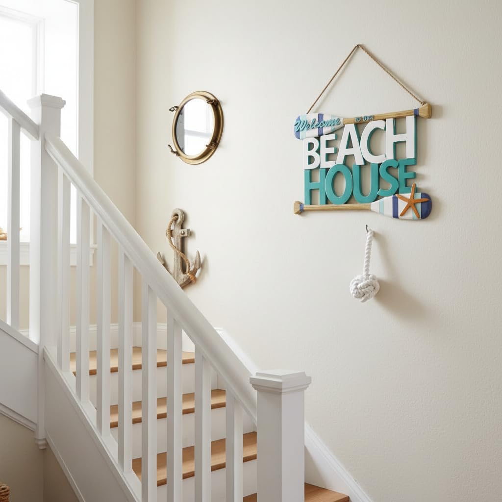 Comfy Hour Decorative Signage, 8 inches, Blue, Multicolor