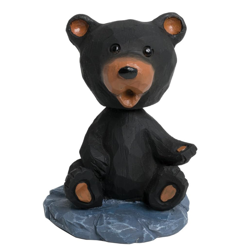 Lipco Bear Bobble Figure, 3.7-inches Height, Polyresin, Home Decor Accessories